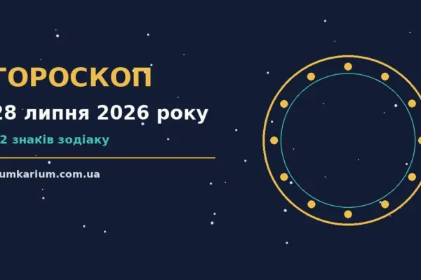Гороскоп на 28 липня 2026 року: прогноз для всіх знаків для спокійних і точних рішень