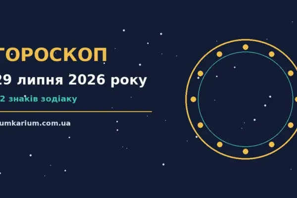 Гороскоп на 29 липня 2026 року: прогноз для всіх знаків для спокійних і точних рішень