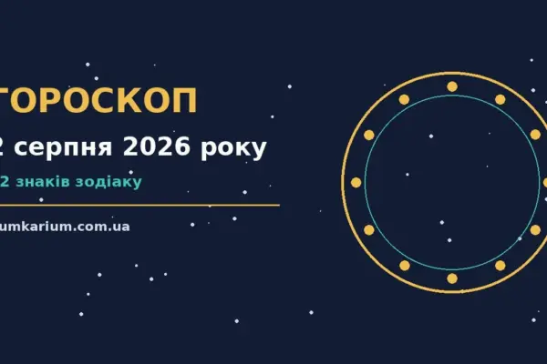 Гороскоп на 2 серпня 2026 року: прогноз для всіх знаків для спокійних і точних рішень