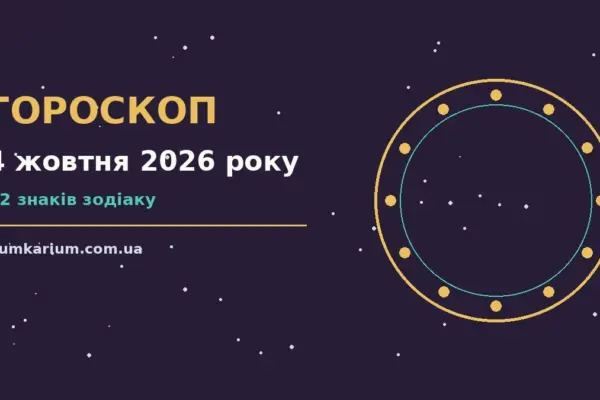 Гороскоп на 4 жовтня 2026 року: прогноз для всіх знаків для спокійних і точних рішень